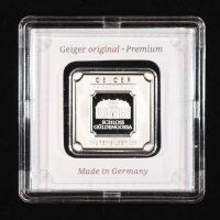 Geiger Edelmetalle 10g .999 Fine Silver Bullion Bar In Assay at PristineAuction.com