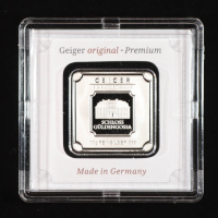 Geiger Edelmetalle 10g .999 Fine Silver Bullion Bar In Assay at PristineAuction.com