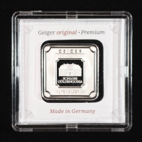 Geiger Edelmetalle 10g .999 Fine Silver Bullion Bar In Assay at PristineAuction.com