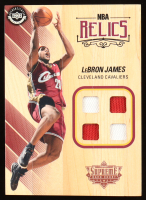 LeBron James 2016-17 Upper Deck Authenticated Supreme Hard Court NBA Relics #NBARLJ at PristineAuction.com