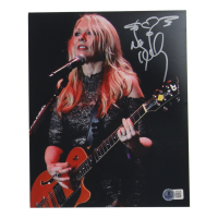 Nancy Wilson Signed 8x10 Photo with Band Logo Sketch (Beckett) at PristineAuction.com