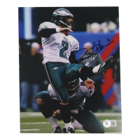 David Akers Signed Eagles 8x10 Photo (Beckett) at PristineAuction.com