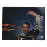 Mike Krzyzewski Signed Duke Blue Devils 8x10 Photo Inscribed "Follow Your Heart!" (Beckett) at PristineAuction.com