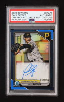 Paul Skenes 2024 Bowman Chrome Prospect Autographs Blue Refractors #CPAPS RC #032/150 (PSA | Autograph Graded 10) at PristineAuction.com