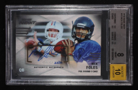 Nick Foles 2012 SAGE Next #15 #22/50 RC (BGS 8 | Auto 10) at PristineAuction.com