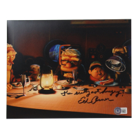 Ed Asner Signed "Up" 8x10 Photo Inscribed "I'm Really Not Hungry!" (Beckett) at PristineAuction.com