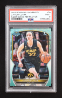 Caitlin Clark 2022-23 Bowman Chrome University Aqua Wave Refractors #50 RC #196/299 (PSA 9) at PristineAuction.com