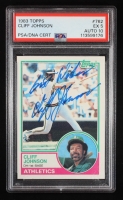 Cliff Johnson Signed 1983 Topps #762 "Best Wishes" (PSA 5 | Auto 10) at PristineAuction.com