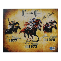 Ron Turcotte & Steve Cauthen Signed 8x10 Photo (Beckett) at PristineAuction.com