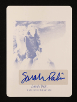 Sarah Palin 2012 Leaf Legends of Sport Printing Plates Black #BASP2 #1/1 at PristineAuction.com