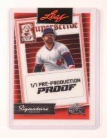 Reggie Jackson 2024 Leaf Metal Signature Series Superscribe Pre-Production Proof Red #NNO #1/1 at PristineAuction.com
