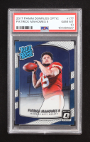 Patrick Mahomes II 2017 Donruss Optic #177 RR RC (PSA 10) at PristineAuction.com