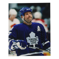Wendel Clark Signed Maple Leafs 8x10 Photo (Beckett) at PristineAuction.com