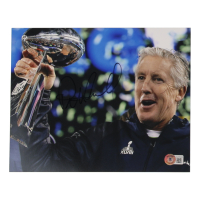 Pete Carroll Signed Seahawks 8x10 Photo (Beckett) at PristineAuction.com