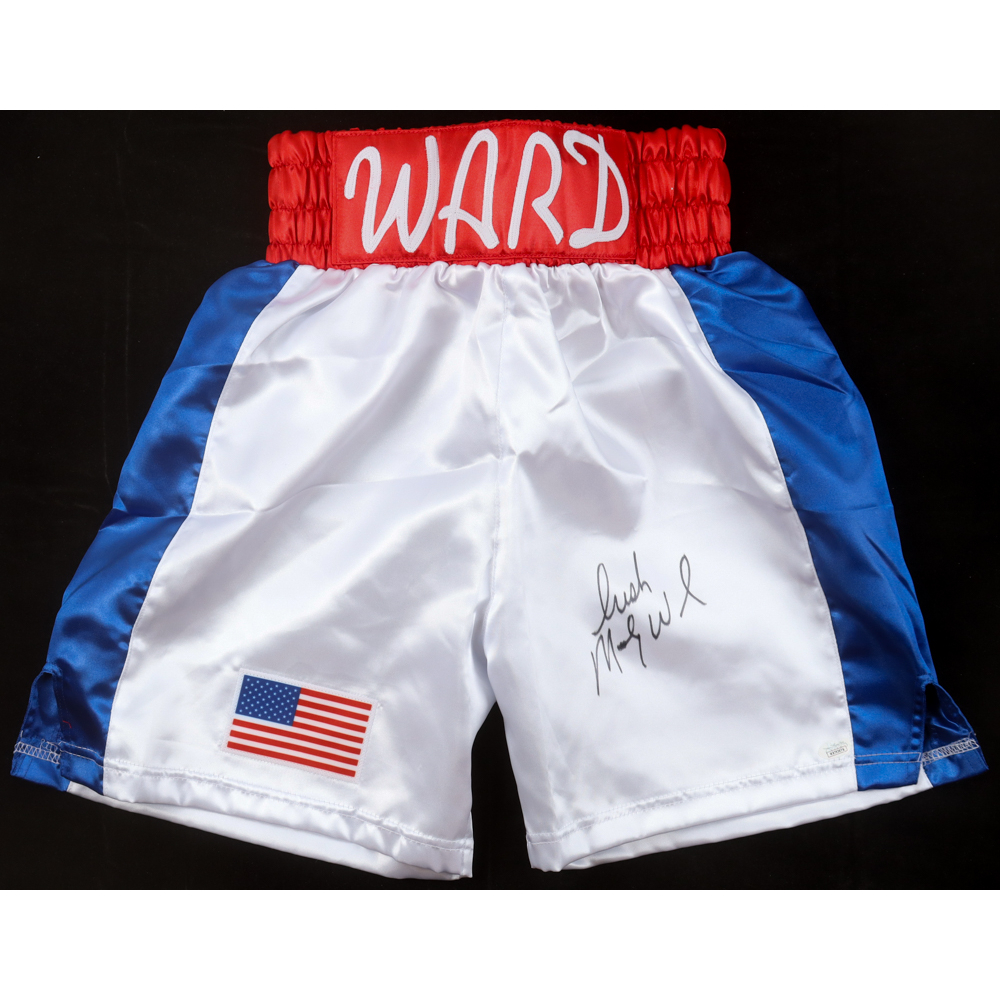 "Irish" Micky Ward Signed Boxing Trunks (JSA) at PristineAuction.com