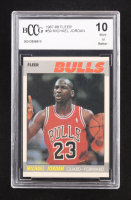 Michael Jordan 1987-88 Fleer #59 (BCCG 10) at PristineAuction.com