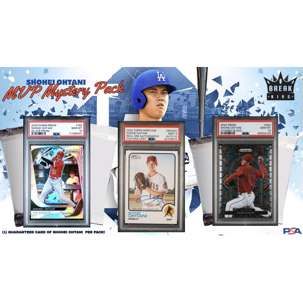 Break King: Shohei Ohtani Mystery Box Foil Pack at PristineAuction.com
