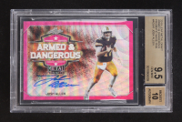 Josh Allen 2018 Leaf Metal Draft Armed and Dangerous Prismatic Wave Pink #ADJA1 RC #8/10 (BGS 9.5 | Autograph Graded 10) at PristineAuction.com