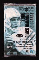 2000 Upper Deck Black Diamond Football Pack With (6) Cards at PristineAuction.com