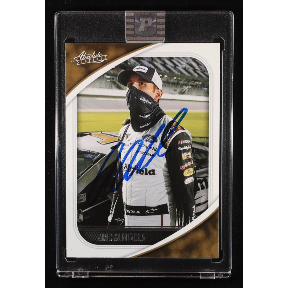 Aric Almirola Signed 2021 Panini Chronicles Absolute #16 (PA) at PristineAuction.com