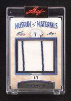 Mickey Mantle 2021 Leaf Art of Sport Museum of Materials Blue #MM29 #4/6 at PristineAuction.com