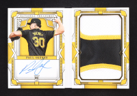 Paul Skenes 2024 Panini National Treasures Prospect Signature Jumbo Material Booklet #42 RC #20/35 at PristineAuction.com