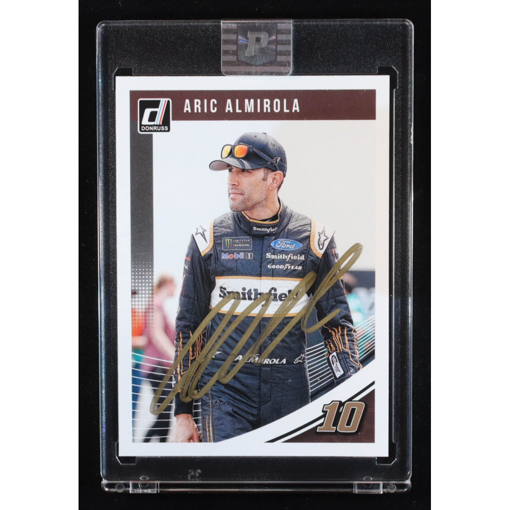 Aric Almirola Signed 2019 Donruss #52 (PA) at PristineAuction.com