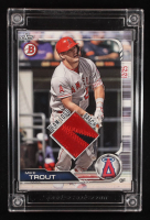 Mike Trout 2022 Sportscards.com Jersey Fusion Team Logo Patch #MT13 #12/25 at PristineAuction.com