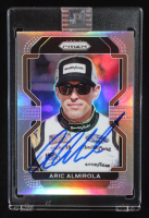 Aric Almirola Signed 2022 Panini Prizm Prizms Silver #77 (PA) at PristineAuction.com