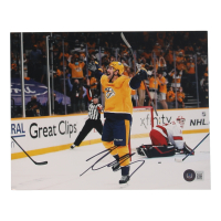 Filip Forsberg Signed Predators 8x10 Photo (Beckett) at PristineAuction.com