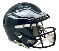 Quinyon Mitchell Signed Eagles Full-Size Speed Helmet (JSA) at PristineAuction.com