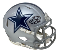 Emmitt Smith Signed Cowboys Speed Mini Helmet (Prova) at PristineAuction.com