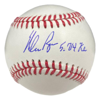 Nolan Ryan Signed OML Baseball Inscribed "5714 K's" (PSA) at PristineAuction.com
