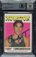 Rudy Tomjanovich Signed 1971-72 Topps #91 RC (BGS | Auto 10) at PristineAuction.com