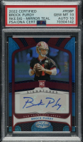 Brock Purdy 2022 Certified Rookie Signatures Mirror Teal #39 #22/50 RC (PSA 10 | Auto 10) at PristineAuction.com