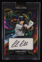 Corbin Carroll 2024 Wild Card Metallix Fractal Autograph Rainbow Crystal Holo #WMFACC #1/1 at PristineAuction.com