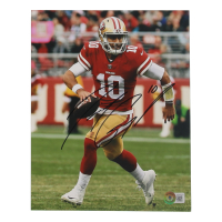 Jimmy Garoppolo Signed 49ers 8x10 Photo (Beckett) at PristineAuction.com