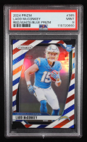 Ladd McConkey 2024 Panini Prizm Prizms Red White Blue Prizm #365 RC (PSA 9) at PristineAuction.com