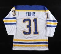 Grant Fuhr Signed Jersey (Beckett) at PristineAuction.com