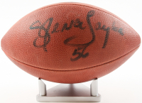 Lawrence Taylor Signed Super Bowl XXV Official Game Ball With Wood Display Stand (JSA) at PristineAuction.com