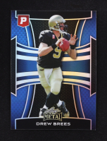 Drew Brees 2025 Leaf Metal Pristine Auction Collection Prismatic Blue #152 #24/25 at PristineAuction.com