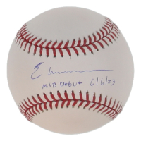 Elly De La Cruz Signed OML Baseball Inscribed "MLB Debut 6/6/23" (Beckett) at PristineAuction.com
