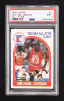 Michael Jordan 1989-90 Hoops #21 AS (PSA 9) at PristineAuction.com