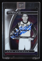 Aric Almirola Signed 2021 Panini Chronicles Titan #18 (PA) at PristineAuction.com