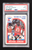 Michael Jordan 1989-90 Hoops #21 AS (PSA 9) at PristineAuction.com