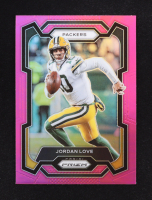 Jordan Love 2023 Panini Prizm Prizms Pink #110 at PristineAuction.com
