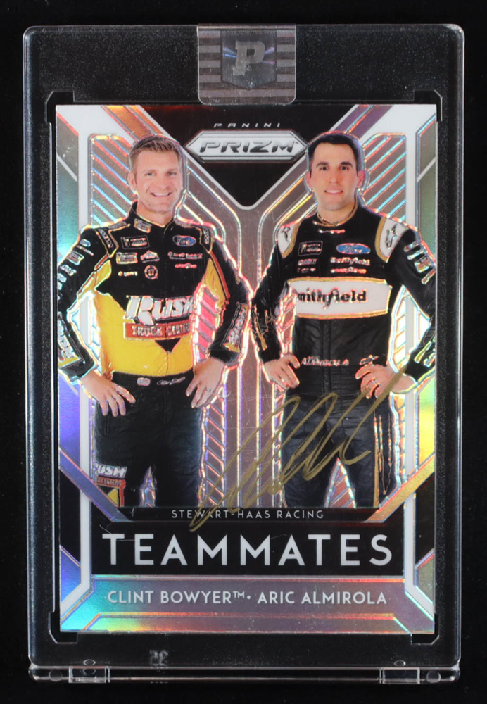 Aric Almirola Signed 2019 Panini Prizm Teammates Prizms #7 (PA)