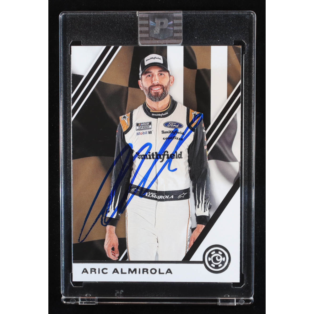 Aric Almirola Signed 2020 Panini Chronicles #8 (PA) at PristineAuction.com