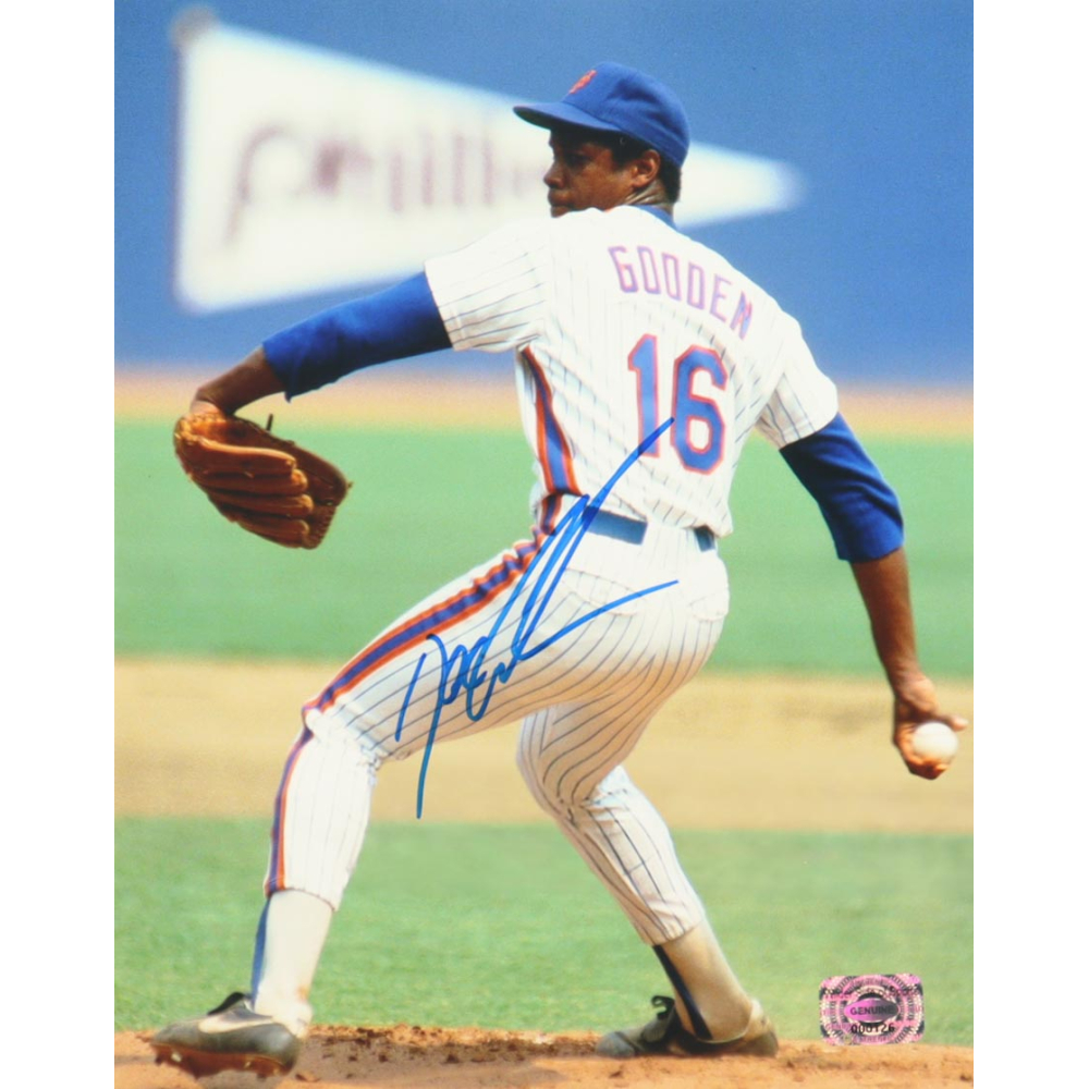 Dwight 'Doc' Gooden Signed Mets 8x10 Photo (Wilder Side of Sports) at PristineAuction.com