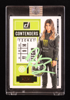 Hailie Deegan Signed 2021 Donruss Contenders #1 (Deegan) at PristineAuction.com